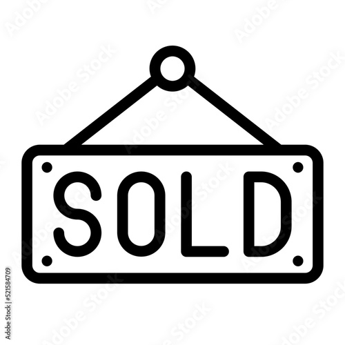 sold line icon