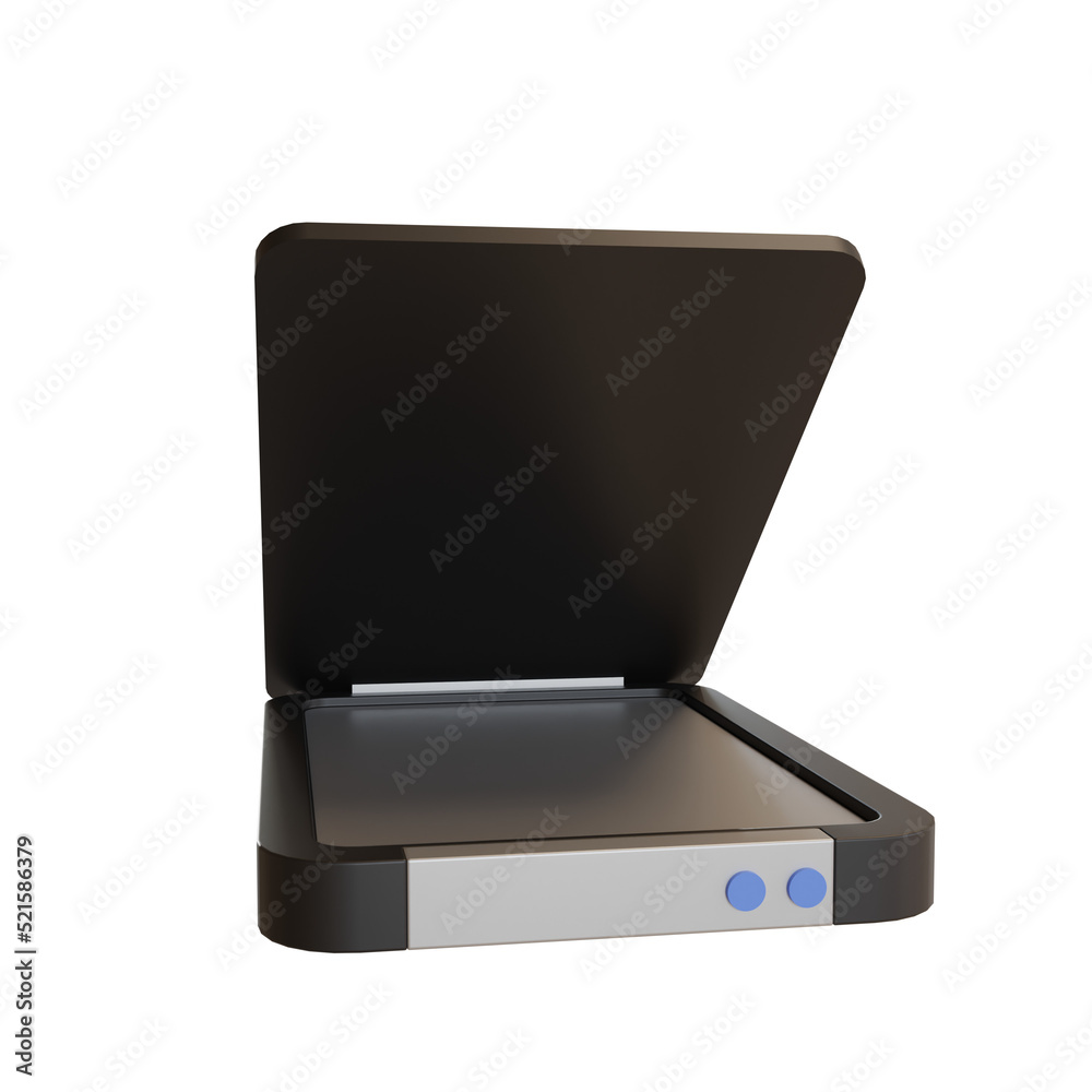 scanner illustration 3d scanner illustration 3d