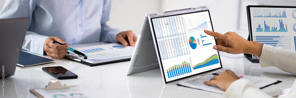 Analyst Woman Looking Analyst Woman Looking