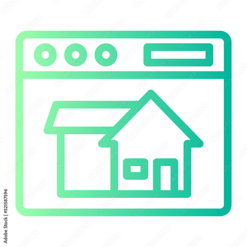 website gradient icon website gradient icon