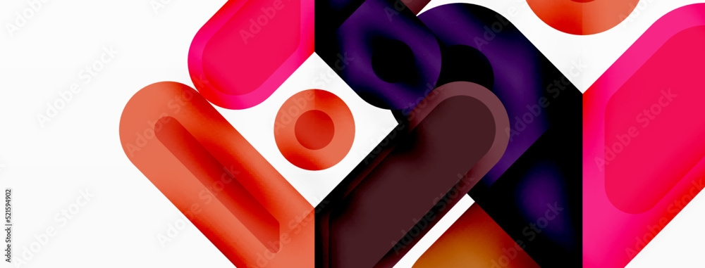 Square and circle minimal abstract background. Vector illustration for wallpaper banner background Square and circle minimal abstract background. Vector illustration for wallpaper banner background
