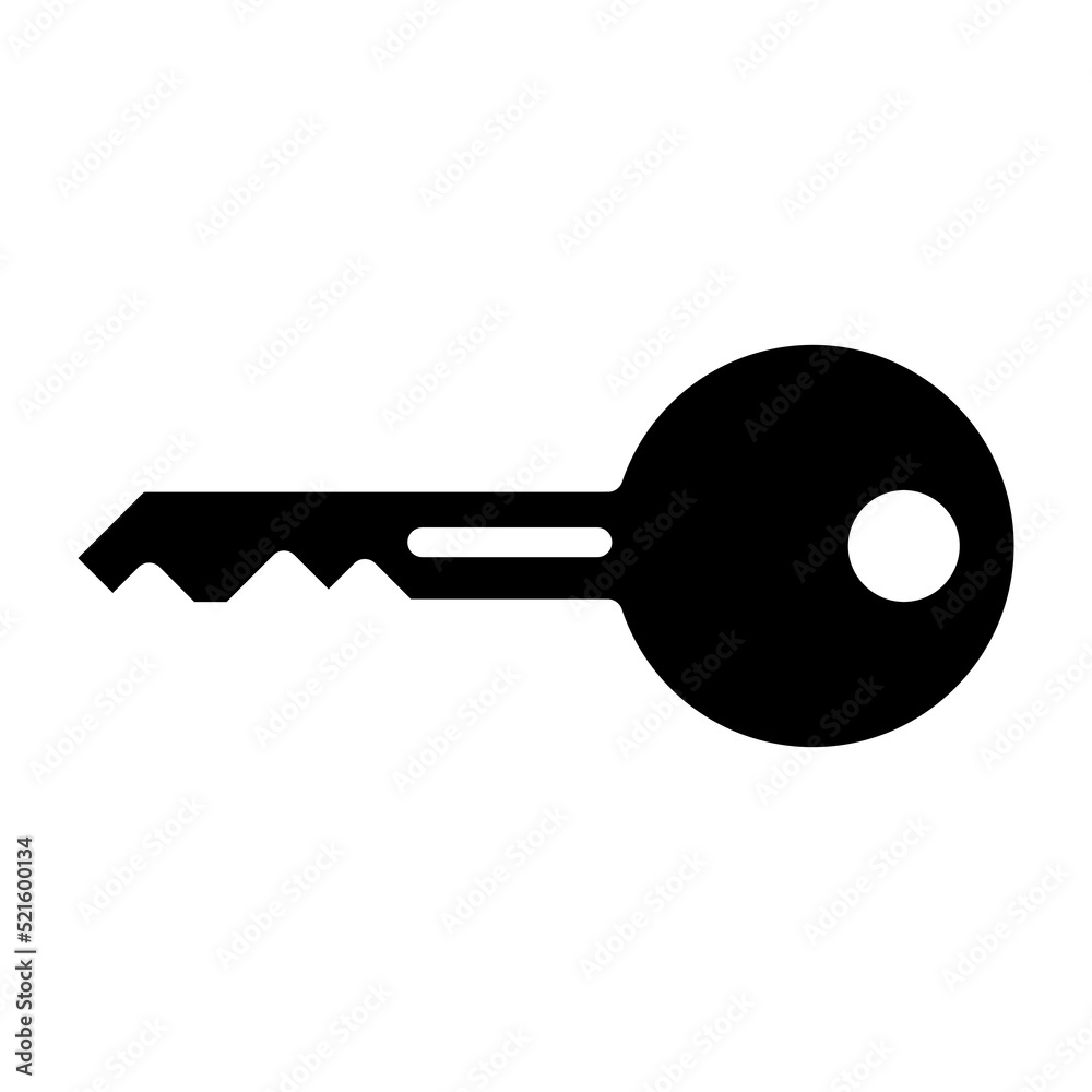 key vector glyph icon isolated on white background. key stock vector icon for web, mobile app and ui design key vector glyph icon isolated on white background. key stock vector icon for web, mobile app and ui design
