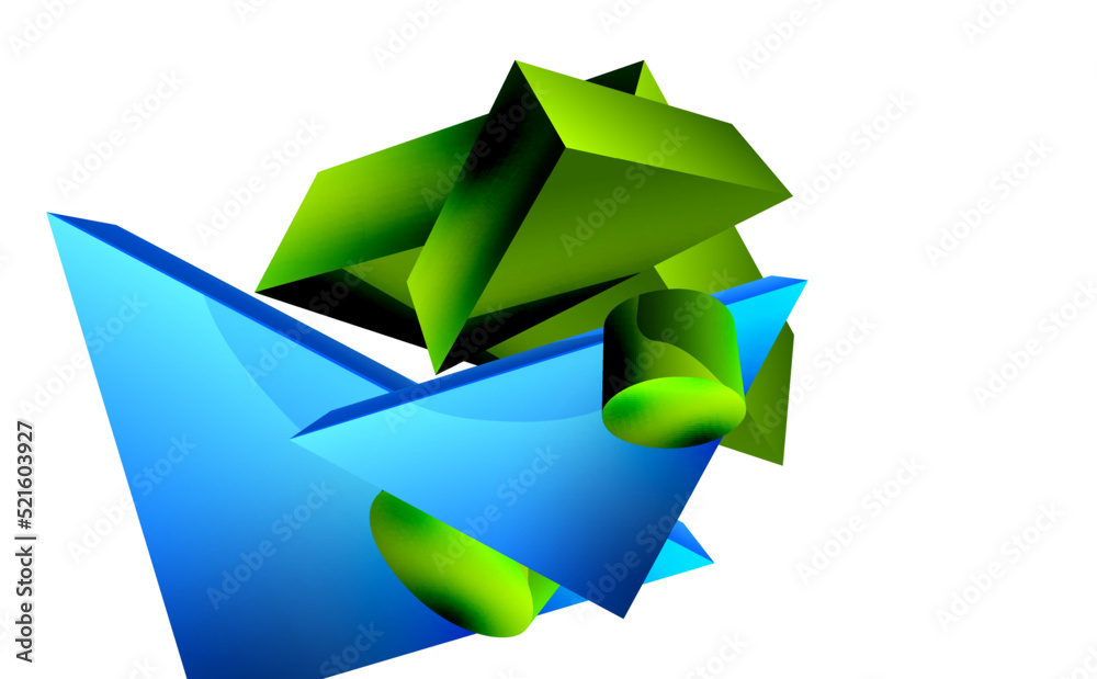 3d vector minimalist geometric abstract background. Triangle, cylinder, pyramid basic shape composition. Trendy techno business template for wallpaper, banner, background or landing 3d vector minimalist geometric abstract background. Triangle, cylinder, pyramid basic shape composition. Trendy techno business template for wallpaper, banner, background or landing
