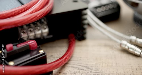 car audio, car speakers, subwoofer and accessories for tuning.