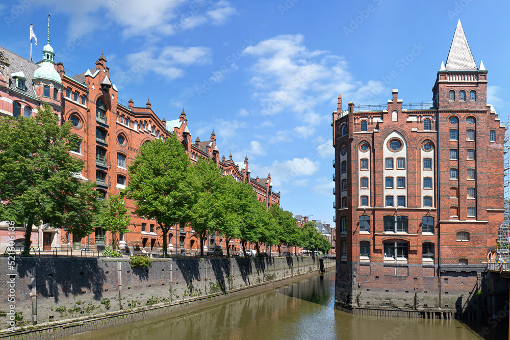 Naklejka premium Speicherstadt Hamburg 