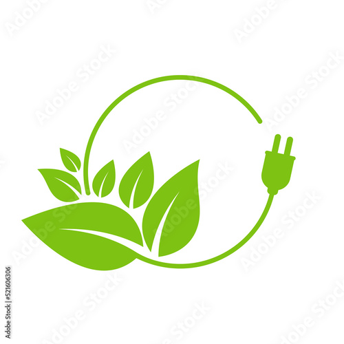 Eco friendly Logo design, Vector illustration
