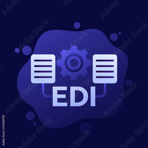 EDI, Electronic Data Interchange vector design