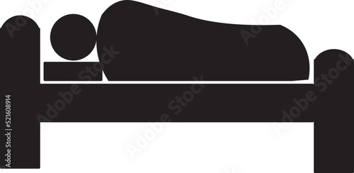 Sleeping sign vector