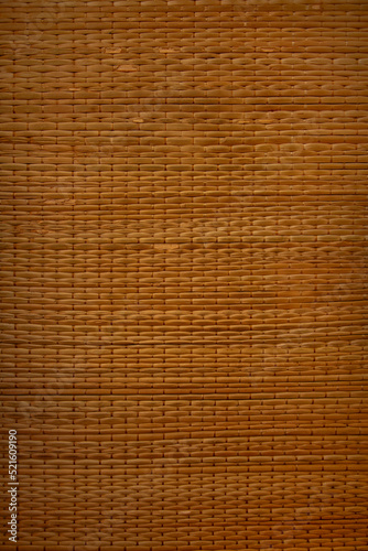 Wicker rattan basket natural wooden texture. Background