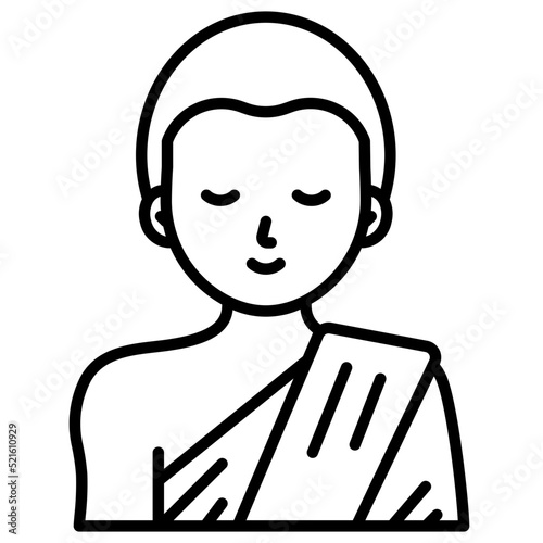 monk line icon