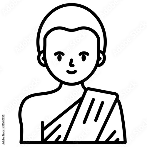 monk line icon