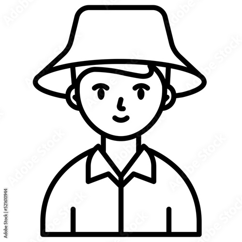woman line icon