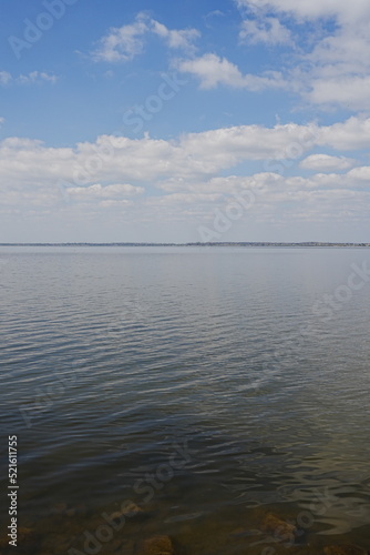 Lake in Goczalkowice town at Silesian district in Poland - vertical