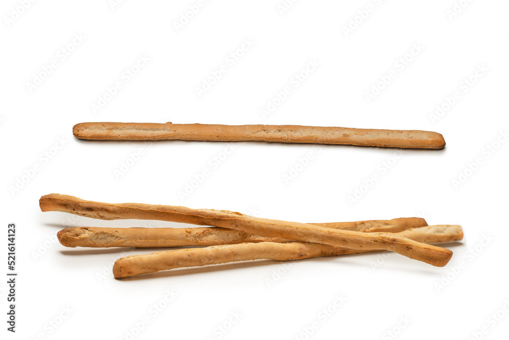 Bread sticks isolated on white background. Bread sticks isolated on white background.