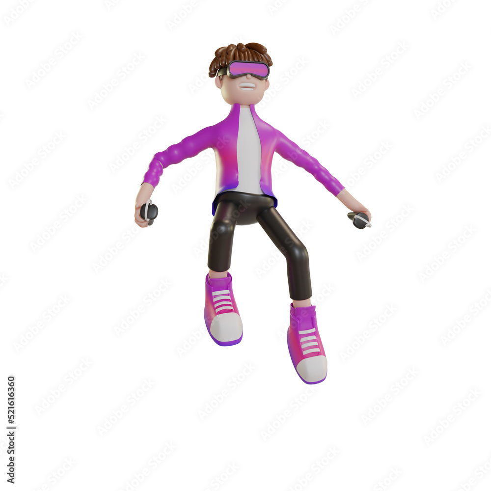 Character Metaverse illustration 3d Character Metaverse illustration 3d