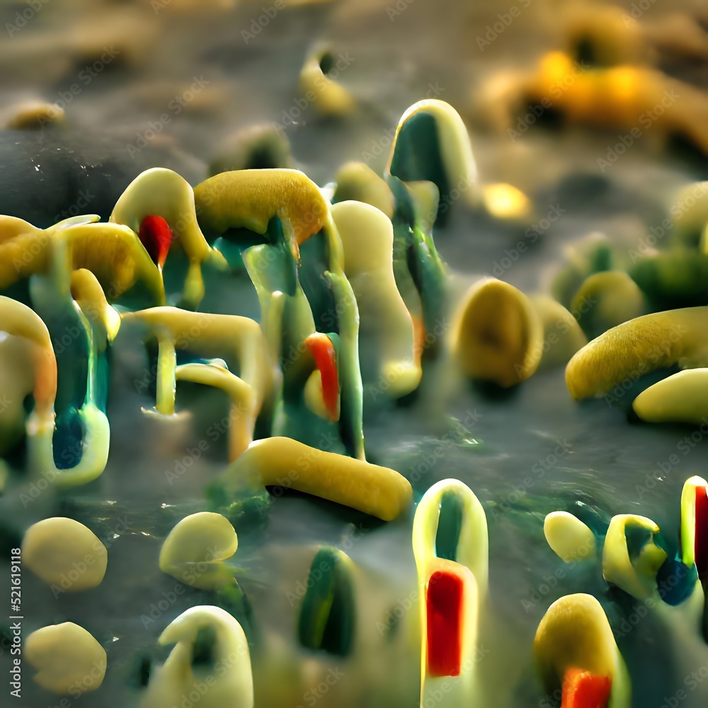 Scientific image of bacteria Citrobacter, Gram-negative bacteria ...
