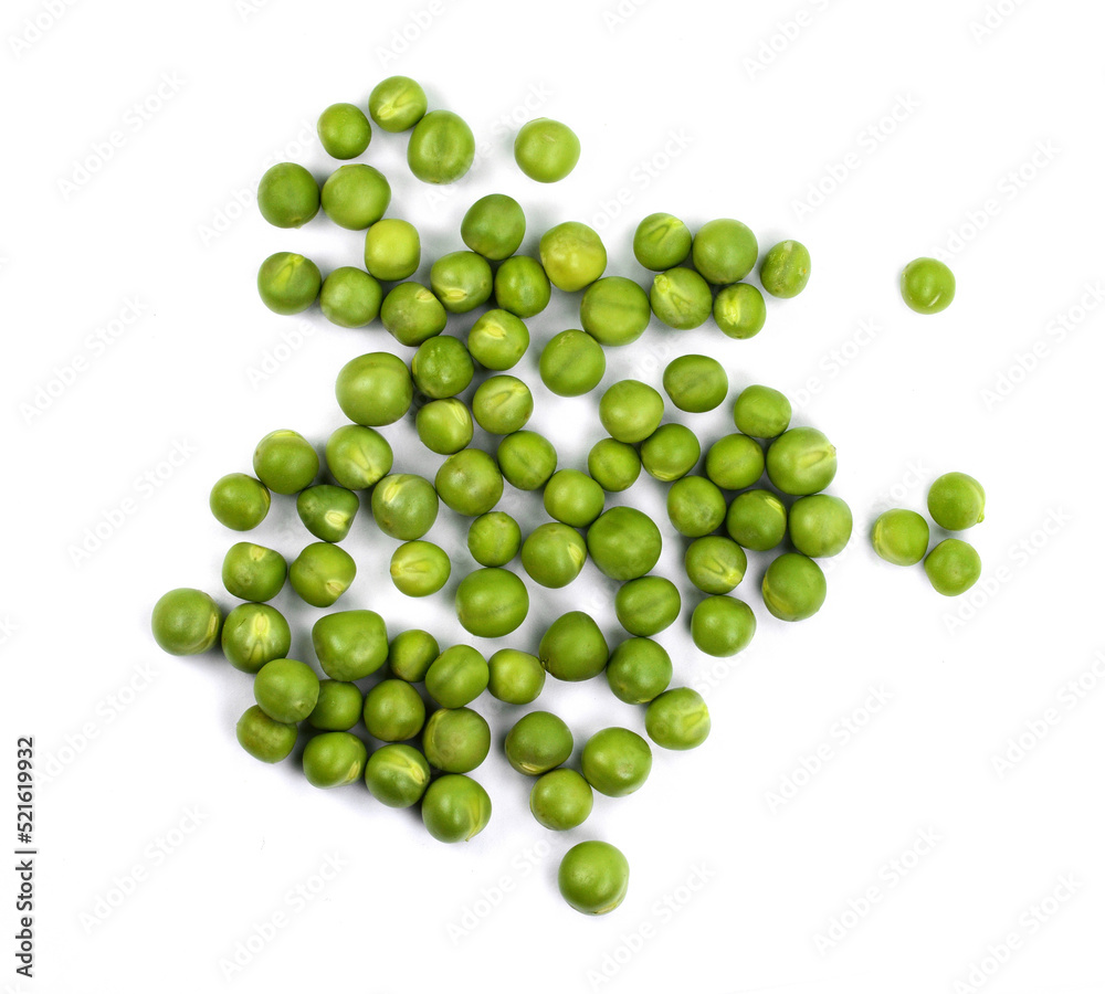fresh green peas isolated on a white background. Studio photo fresh green peas isolated on a white background. Studio photo