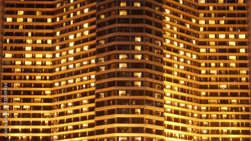 Dusk to night timelapse of modern building in city at night . Dusk to night timelapse of modern building in city at night .