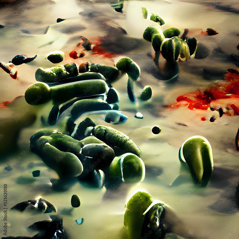 Scientific image of bacteria Citrobacter, Gram-negative bacteria ...