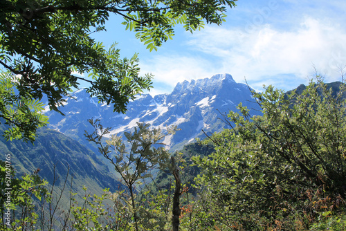 Valgaudemar valley in Ecrins national park in the french alps, Gap region photo