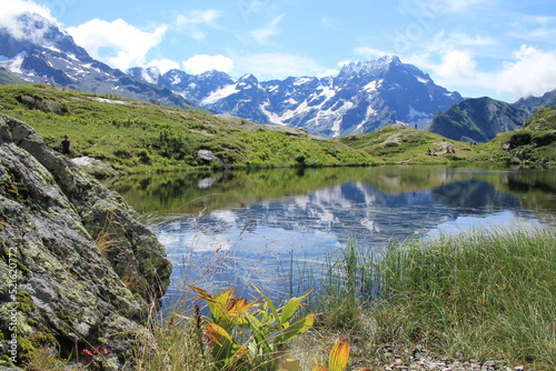 The Lauzon lake in the french alps, ecrins national park © Picturereflex