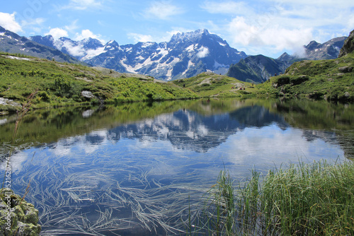 The Lauzon lake in the french alps, ecrins national park © Picturereflex