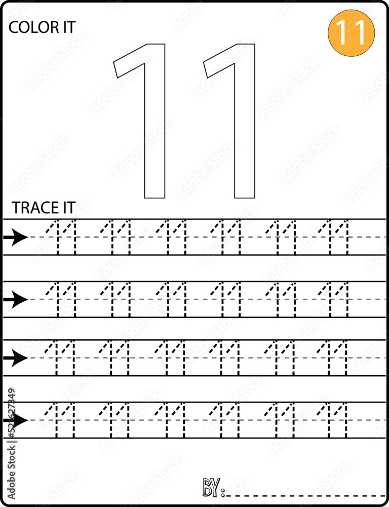 handwriting Numbers tracing pages for writing numbers Learning numbers ...