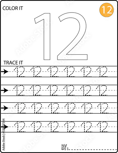 handwriting Numbers tracing pages for writing numbers Learning numbers, Numbers tracing worksheet for kindergarten