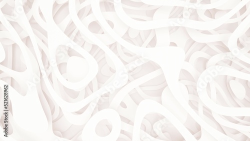 3D abstract wave background with paper cut shapes. Vector design layout for business presentations, flyers, posters and invitations.