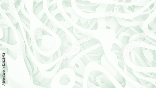 3D abstract wave background with paper cut shapes. Vector design layout for business presentations, flyers, posters and invitations.