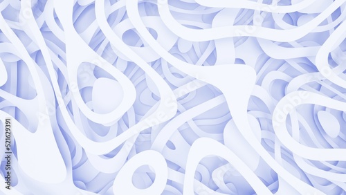 3D abstract wave background with paper cut shapes. Vector design layout for business presentations, flyers, posters and invitations.