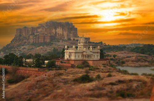 Canvastavla Jaswant Thada is a cenotaph located in Jodhpur, in the Indian state of Rajasthan