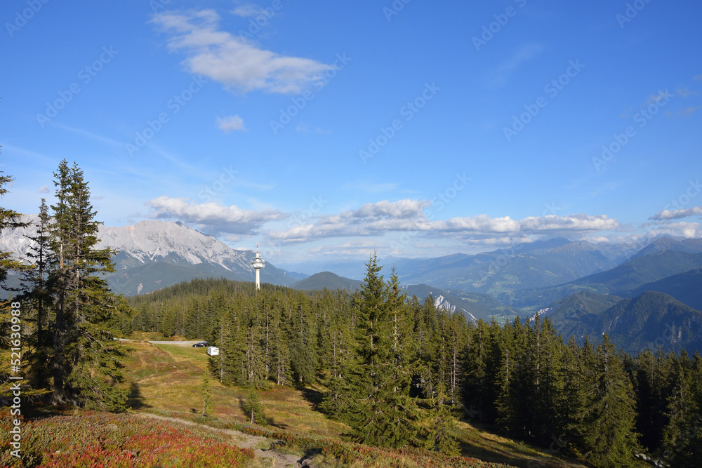 Blick vom Rossbrand auf das Dachsteingebirge Blick vom Rossbrand auf das Dachsteingebirge