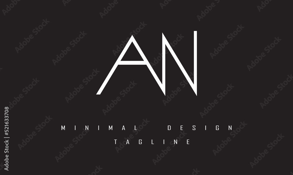 AN or NA Minimal Logo Design