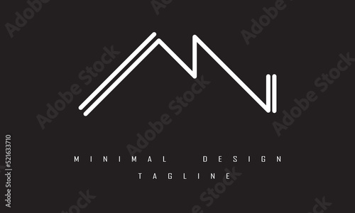AN or NA Minimal Logo Design