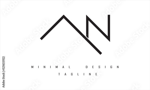 AN or NA Minimal Logo Design