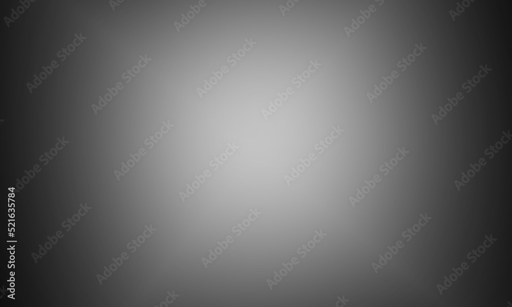 Black smooth gradient background image, gray