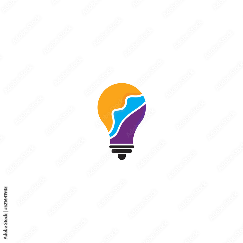 light bulb technology template vector logo icon light bulb technology template vector logo icon