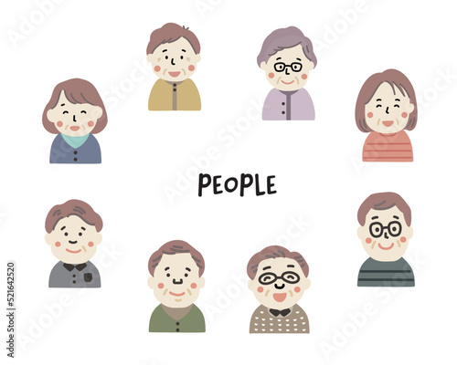 シニア　アイコンセット