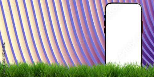 Phone mock up. Smartphone o...