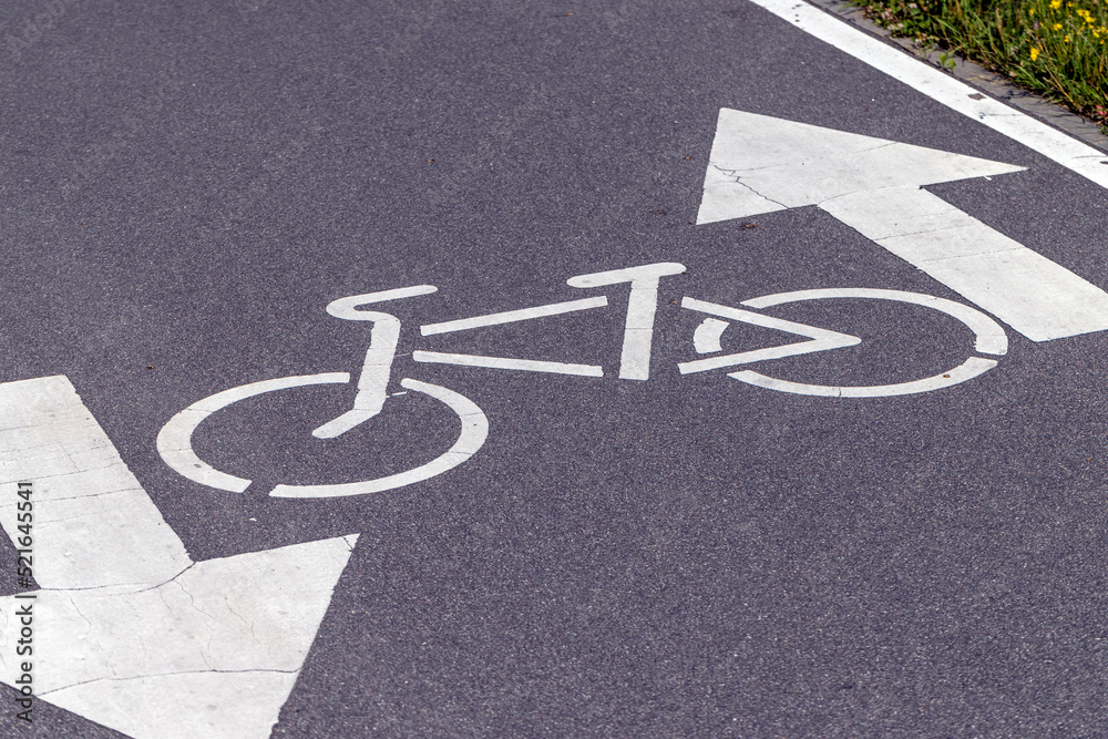 Obraz premium paved road for car traffic