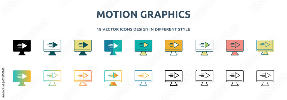 Motion Graphics Icon