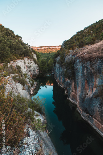 Tajo River Canyon  Guadalajara  Spain 