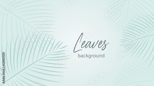 abstract background vector leaves