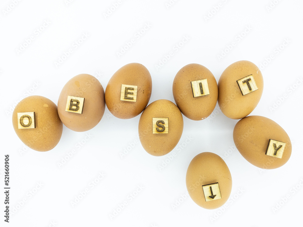 Eggs and Obesity. Image for Healthy food issues Eggs and Obesity. Image for Healthy food issues