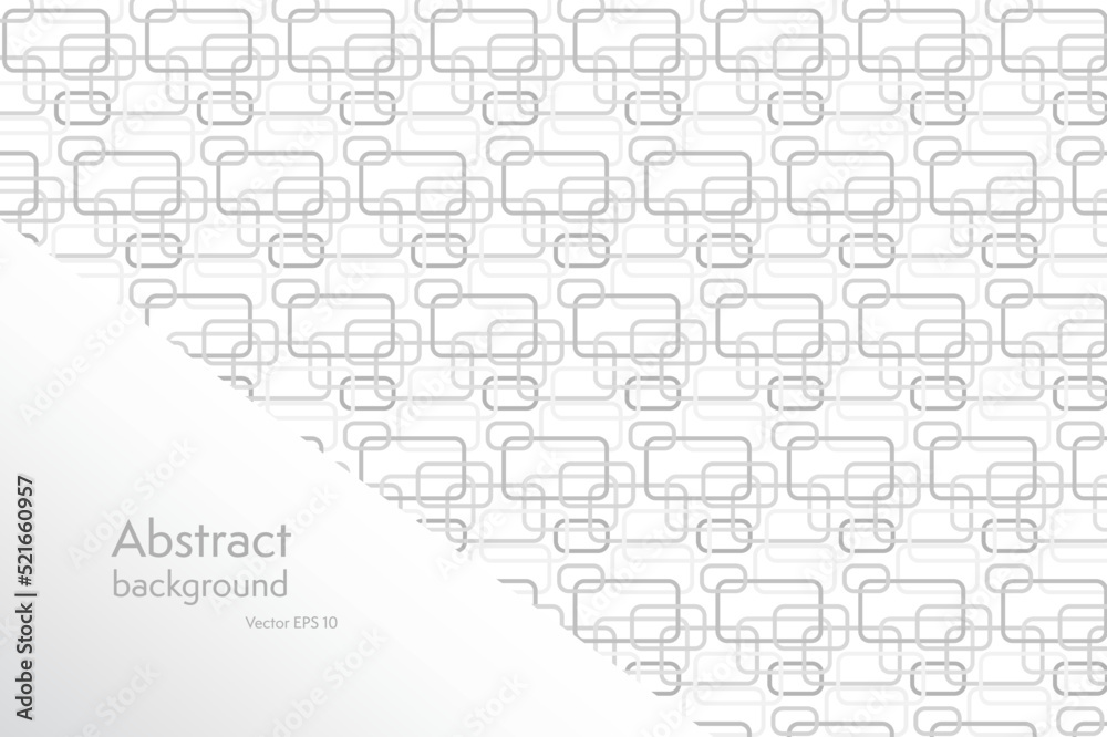 Obraz premium Abstract composition business background for document design, light geometric vector illustration white gray pale background