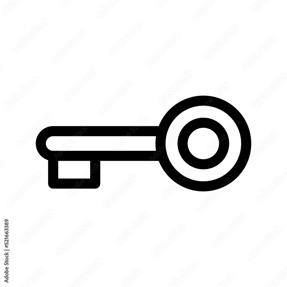 Key Icon Vector Symbol Design Illustration Key Icon Vector Symbol Design Illustration