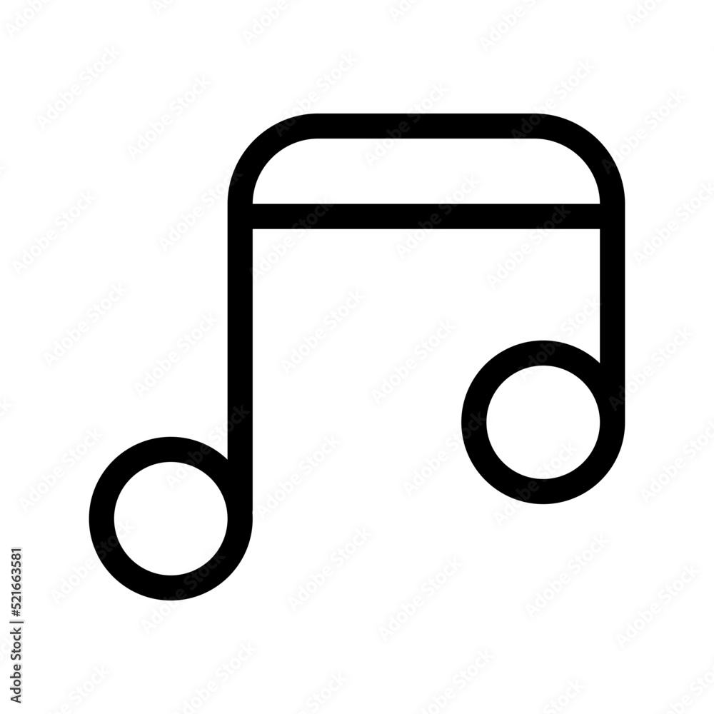Music Icon Vector Symbol Design Illustration Music Icon Vector Symbol Design Illustration