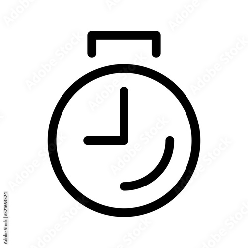 Stopwatch Icon Vector Symbol Design Illustration