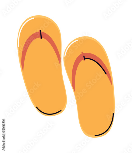 beach sandals icon